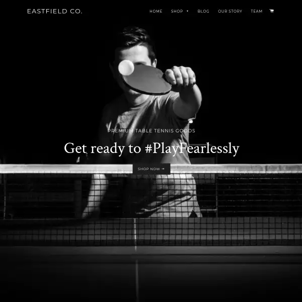 Eastfield Co. | Premium Table Tennis Goods | #PlayFearlessly