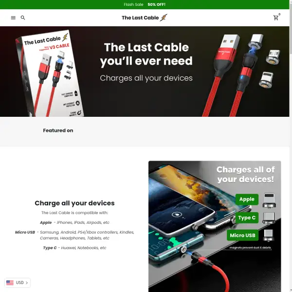 The Last Cable - Charge all your devices! (Free Warranty & Guarantee) – Thelastcable