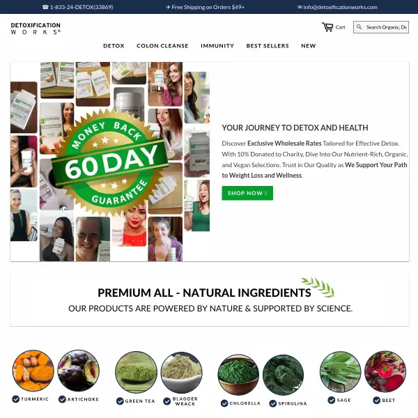 Detoxification Works ® | Premium Herbal Supplements