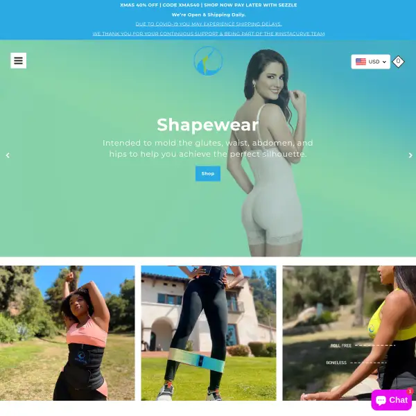 InstaCurve- Fitness Apparel, Shapewear, Waist Trainers – Insta Curve