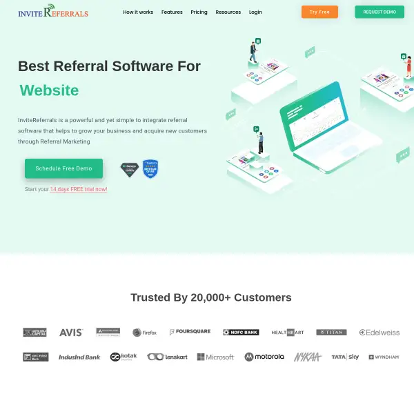 Best Referral Software | Referral Program | InviteReferrals