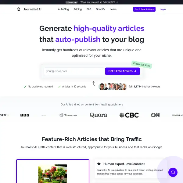 AI Article Generator - Journalist AI