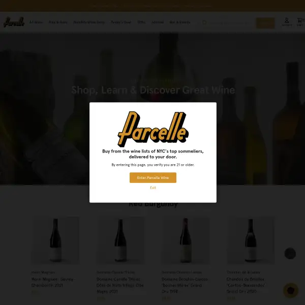 Parcelle Wine | Your Neighborhood Wine Shop Online